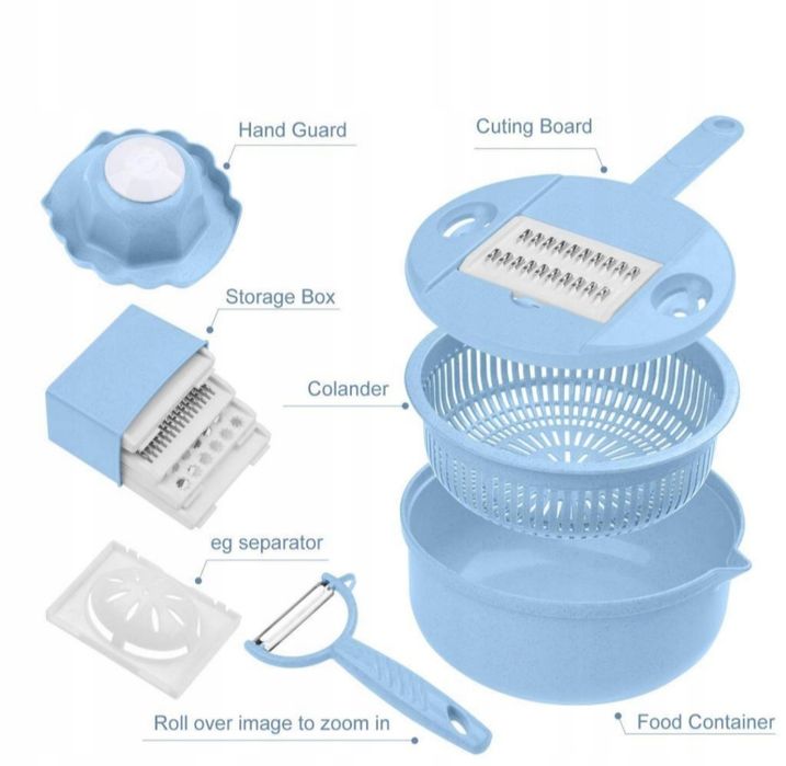 Tarka do warzyw, krajalnica wielofunkcyjna, szatkownica