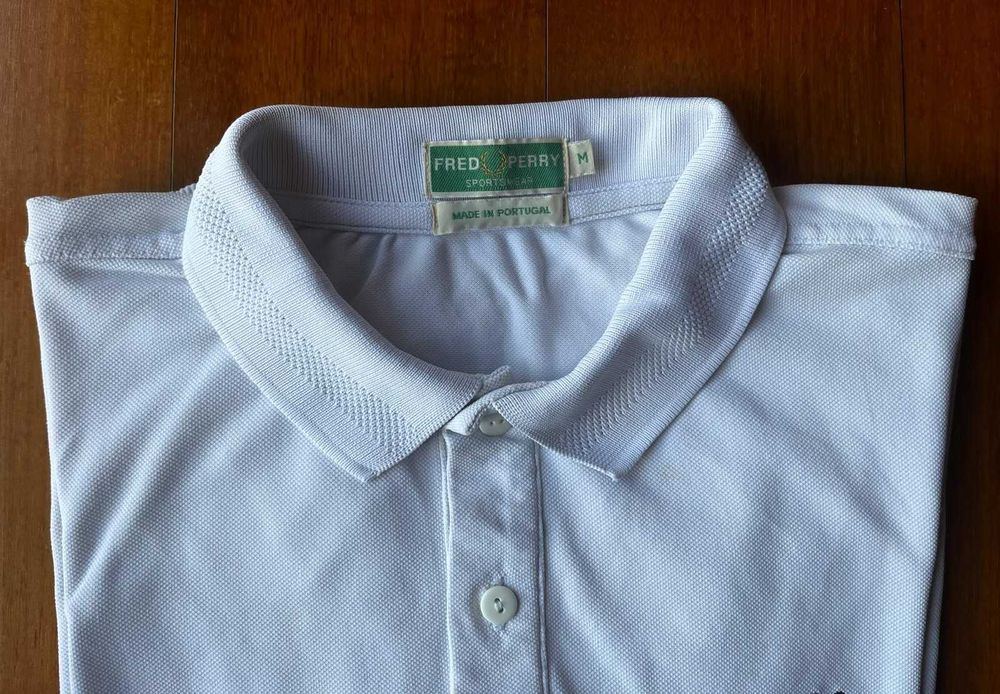 Pólo branco da Fred Perry - Homem - Tamanho M