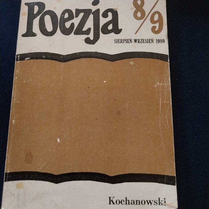Miesięcznik Poezja 8/9 z 1980 r