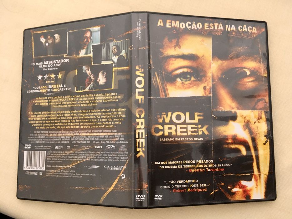 Wolf Creek 2005 Disco de 9GB de 94 minutos com DTS 5.1 (Portes CTT GRATIS)