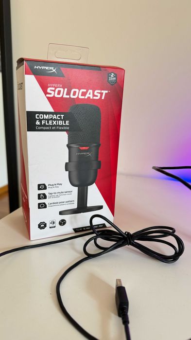 Microfone HyperX Solocast - Como novo