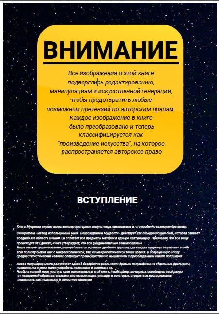 Книга мудрости часть _1_rus version перевод