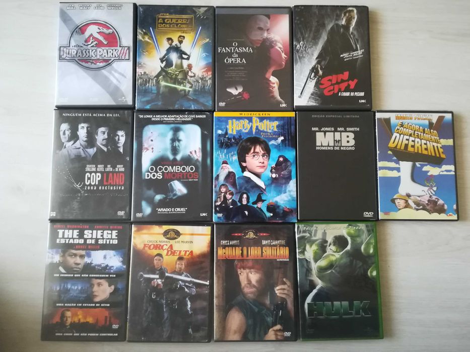DVDs originais (novos e usados)