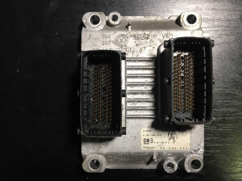 0261208256 55353612 TS Блок управления двигателем Opel Corsa Combo 1.4