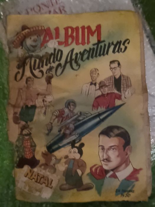 Revistas e jornais antigos - Cavaleiro Andante - Cine Mundial - Enciclopédia Bloch - Armorial do Ultramar Português