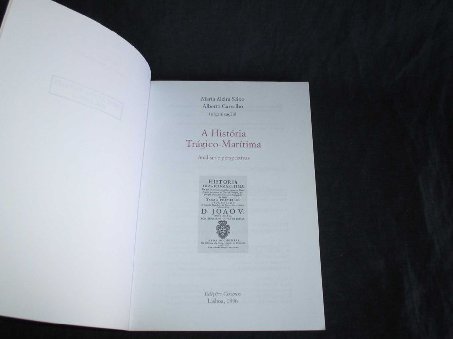 Livro A História Trágico-Marítima Análises e Perspectivas