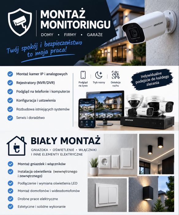 Biały Montaż Monitoring