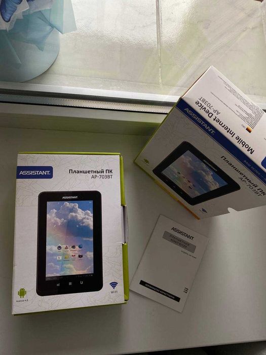 Планшет - пк ASSISTANT AP-703BT 7 Android 4 wifi bluetooth 2.1 коробка