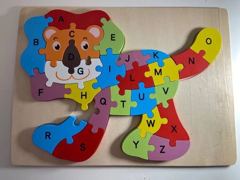 Angielski alfabet Klocki Puzzle