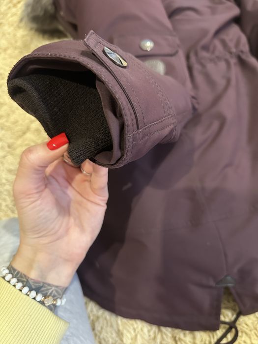 Парка з хутром чьорнобурки