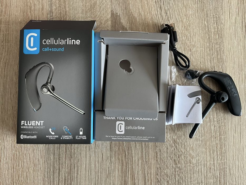 Słuchawka bluetooth CELLULARLINE Fluent Mono Czarny