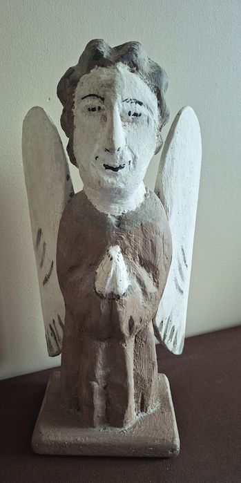 Anioł rzeźba ludowa