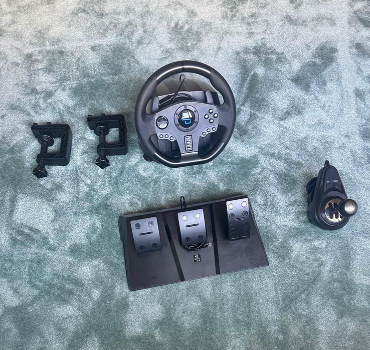 Volante SUPERDRIVE GS 850-X + Pedais + Manete-como novo!