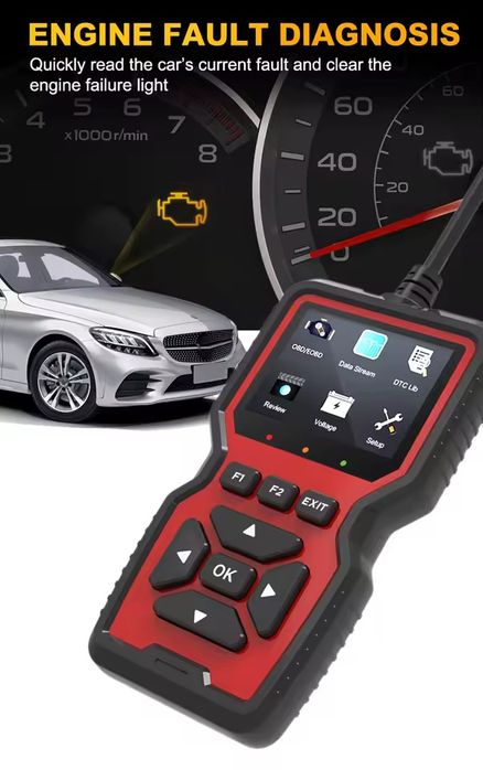 Skaner OBD2 do diagnostyki samochodowej V519 czytnik kodów usterek
