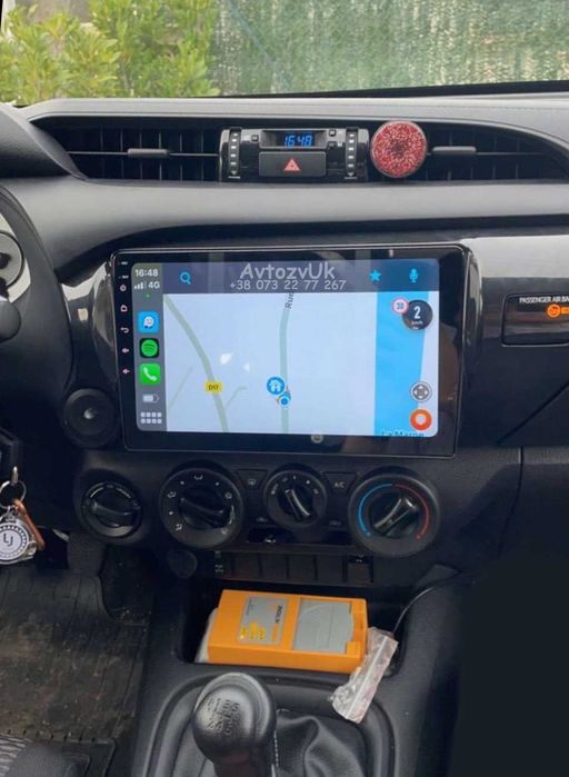 Магнітола HIGHLANDER Toyota HILUX SURF Хейлендер CarPlay GPS Андроїд 16