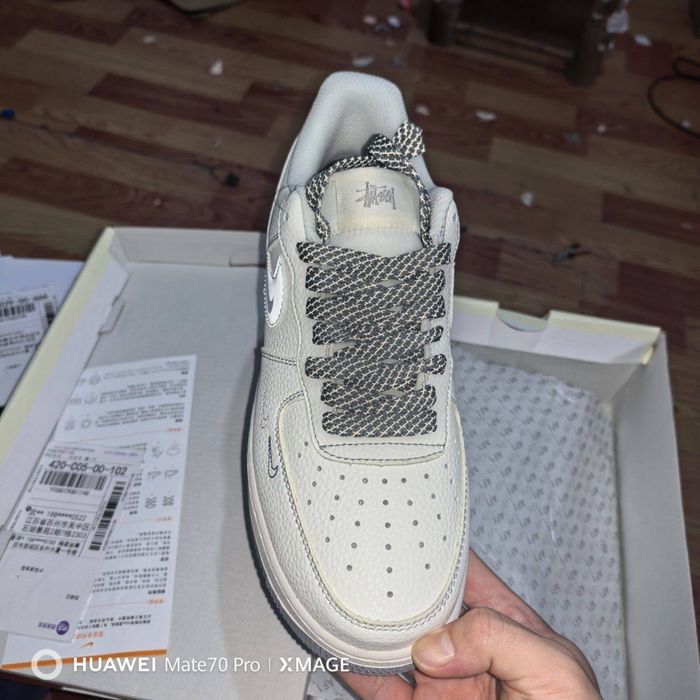 Кросівки Nike Air Force x Stussy, найк аір форс х стусі