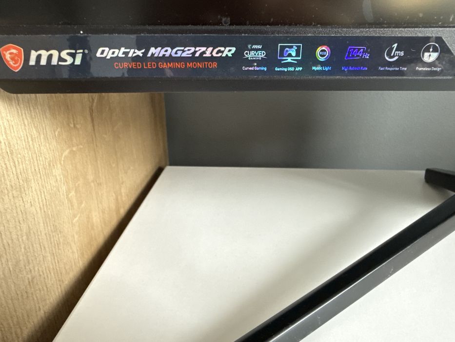 Monitor Msi Mag271CR  27” uszkodzony