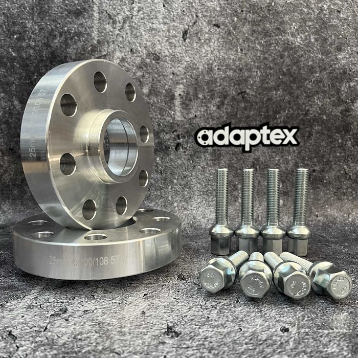 Проставки на колеса Audi, Seat, Skoda, VW 25мм PCD 4x100/108 DIA 57.1