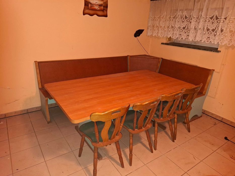 jadalnia narożnik stół krzesła