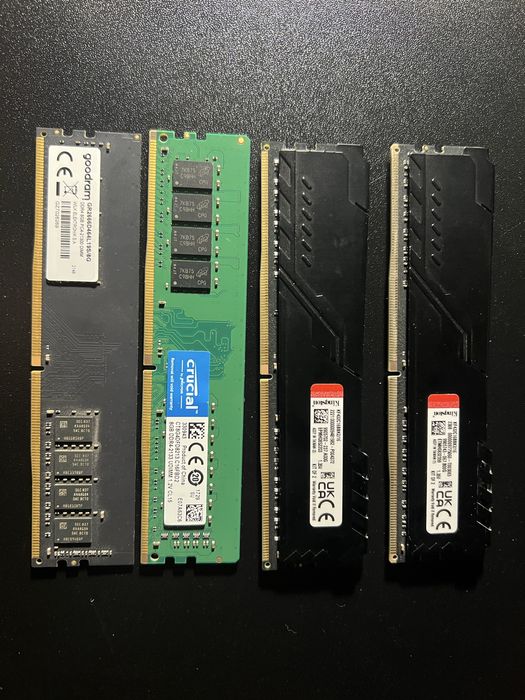 » Оперативна памʼять DDR4 16/32 Gb 2x8 Неробоча 3200 Crucial