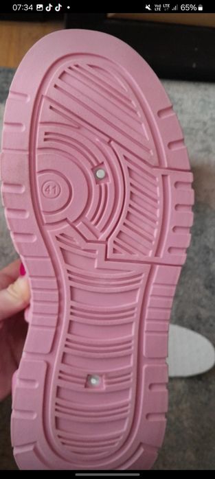 adidasy nowe różowo białe