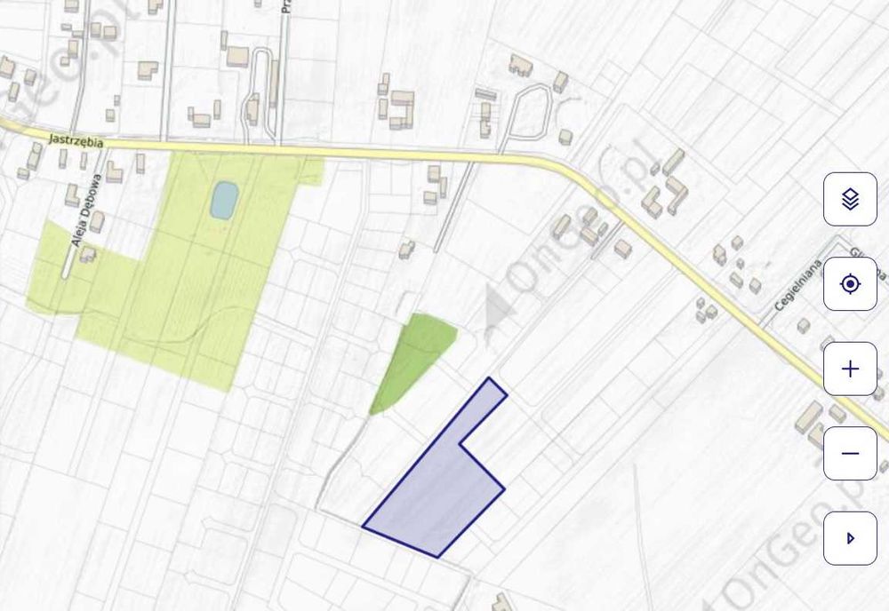 Działka budowlana WZ 1.5 ha Żołędowo