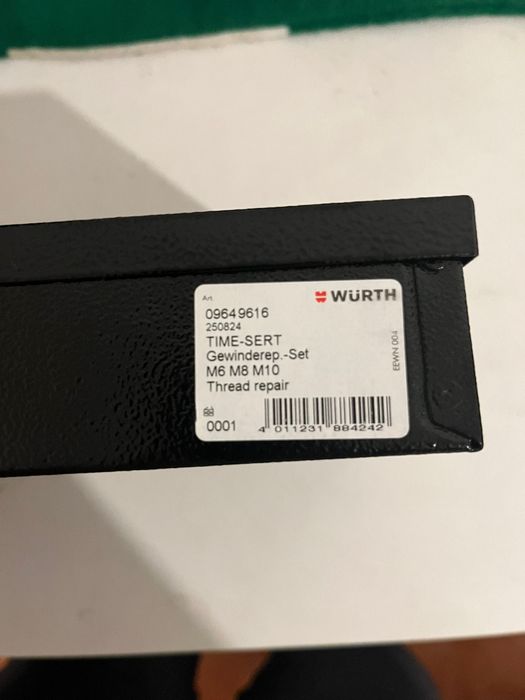 Kit reparação de roscas Whurth