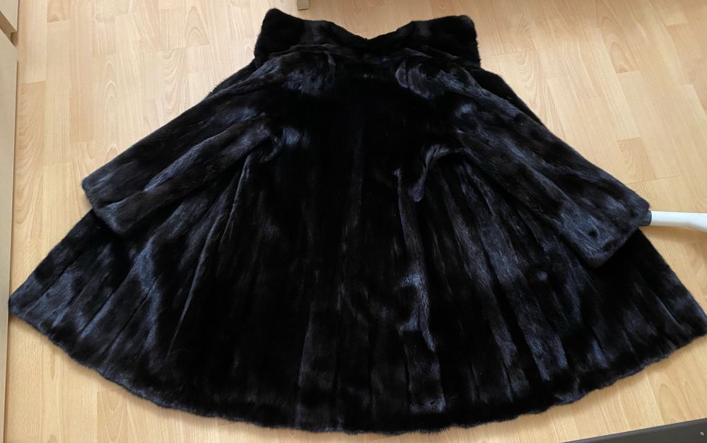 Шуба норкова класичний фасон