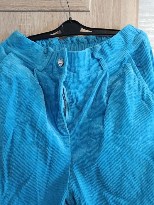 Piękne włoskie spodnie sztruks neon nowe ml livans