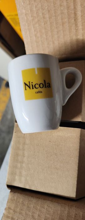 Chávenas Café Nicola,caixas de 6 unidades  novas