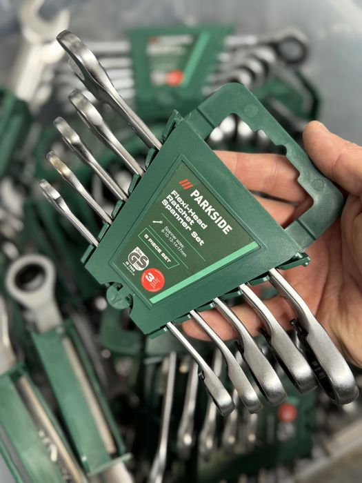 Набір рожково-накидних ключів Parkside з перемикачем