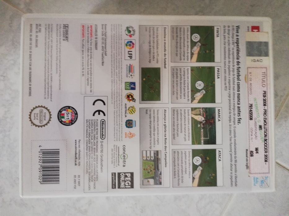 Jogo Nintendo Wii - PES 2008