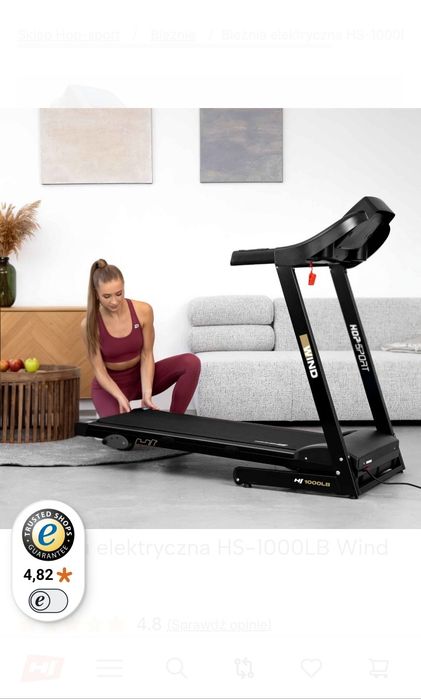 Bieżnia Laufband Wind HS 1000LB Nowa