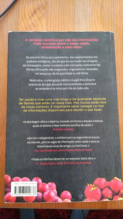 Livro Faz bem ou faz mal - Dra. Nina Shapiro