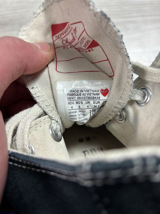 Trampki Converse x Comme des Garcoms Play stan bdb rozmiar 36.5