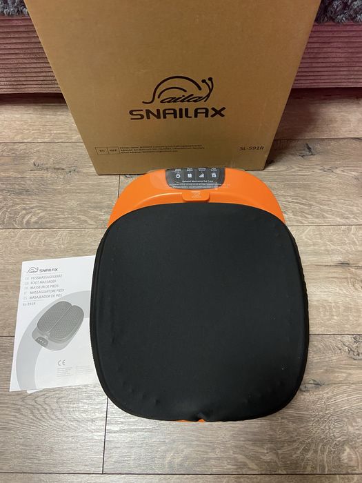 Masażer do stóp Snailax wibracyjny z podgrzewaniem 36 W