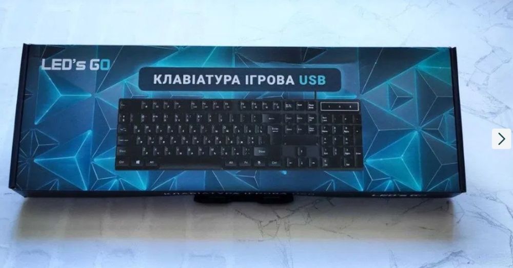 Клавиатура игровая USB Let's go