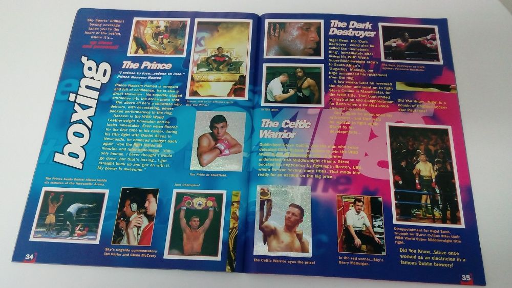 Caderneta de cromos Sports Sticker Collection Colecção completa