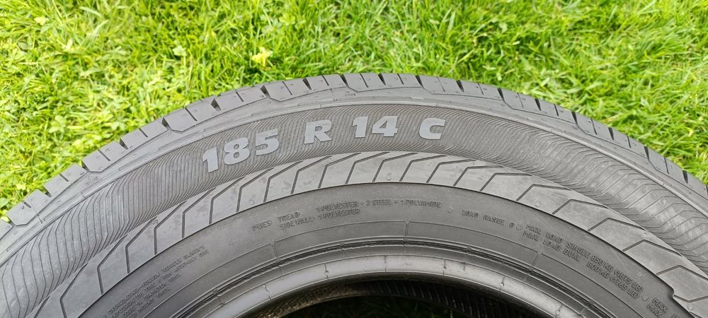 4x opony (nr12) 185R14C 102/100Q  Semperit Van-Life2