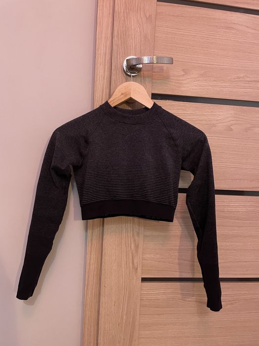 Rashguard grey szary krótki ombre S GymGlamour Deynn