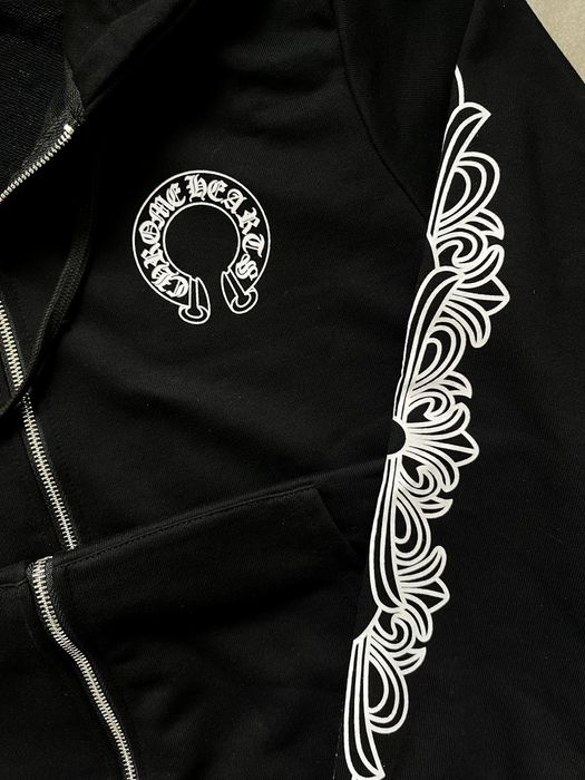 Zip-Hoodie Chrome Hearts black