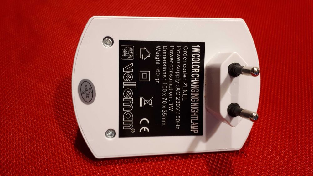 Luz de presença com cores