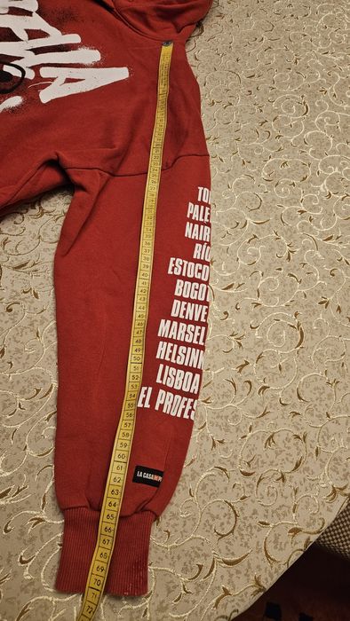 Obszerna bluza  chłopieca Pull&Bear czerwona r.L