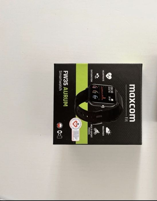 Smartwatch maxcom NOWY krokomierz sportowy dotykowy sms pulsoksymetr
