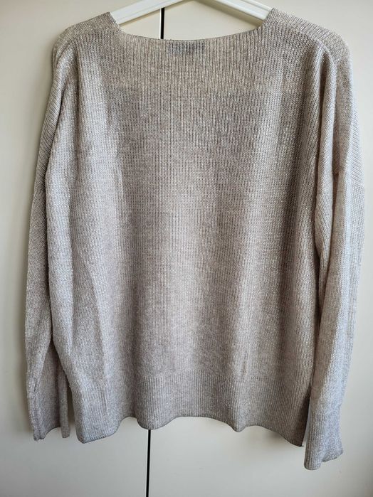 Blusa Beige com Brilho Dourado - lulu
