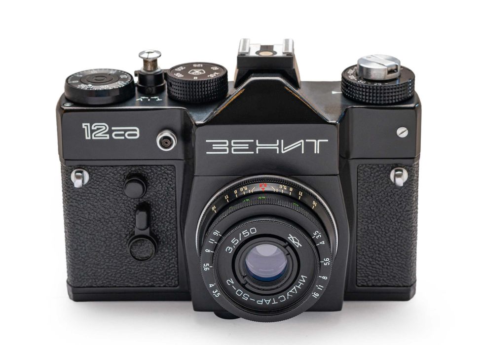 Зенит 12СД + Индустар 50-2 50мм f3.5