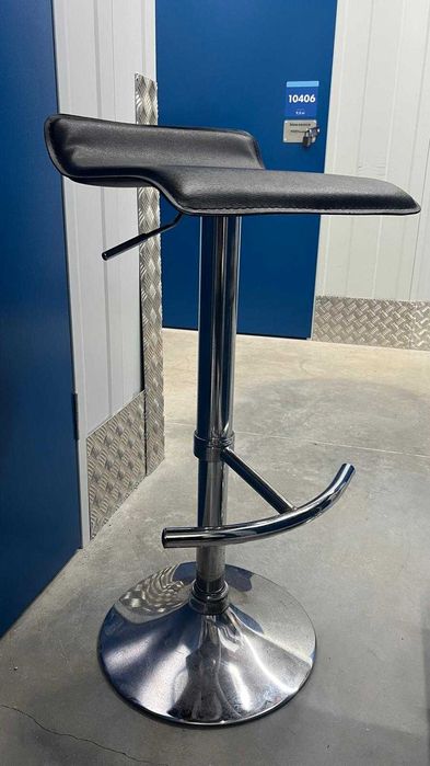 Vendo Banco alto aço cinza e preto 38,5x78cm Delinia Grafite