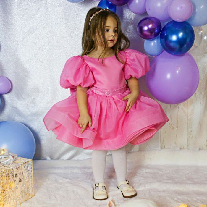 Рожева сукня для дівчинки 110-116
