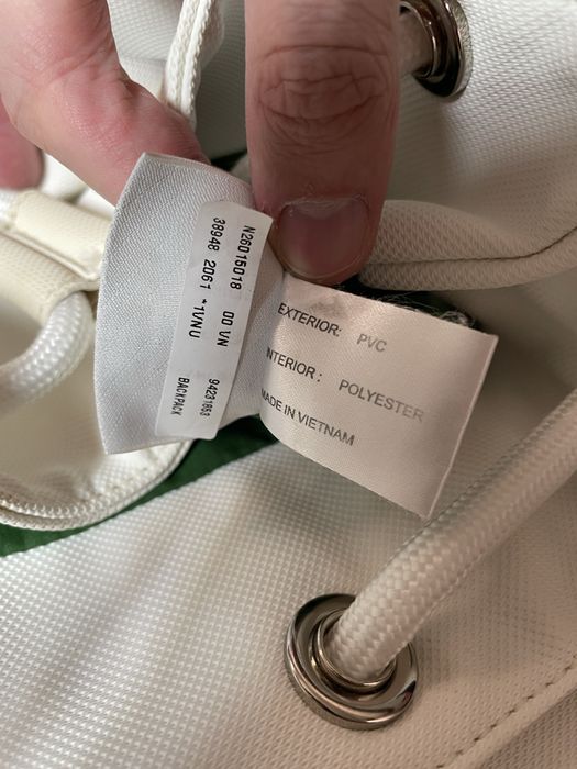Mochila Lacoste Pele Genuína