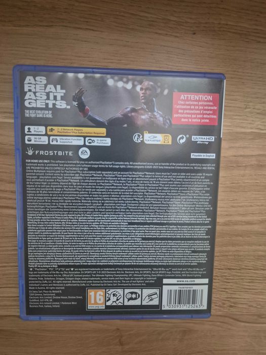 Ufc 5 ps5 bardzo dobry stan